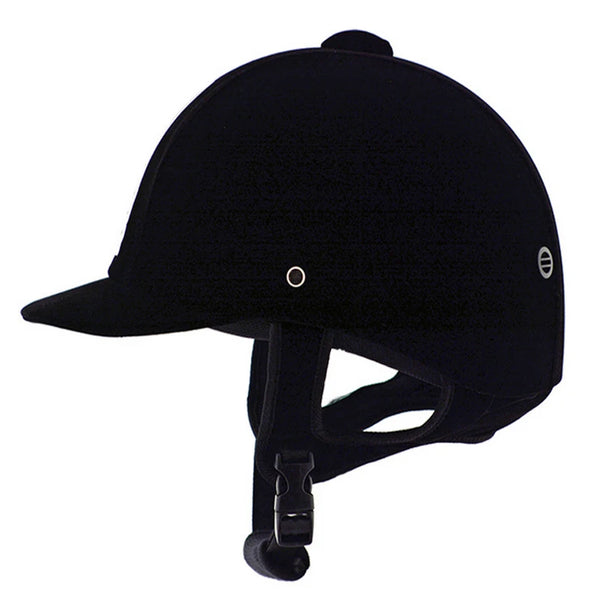 Sensational Professional Black Horse Riding Helmet