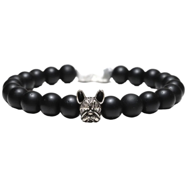 Cute Beaded French Bulldog Dog Bracelet