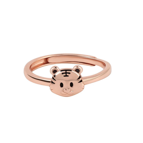 Cute Lucky Tiger Open Ring