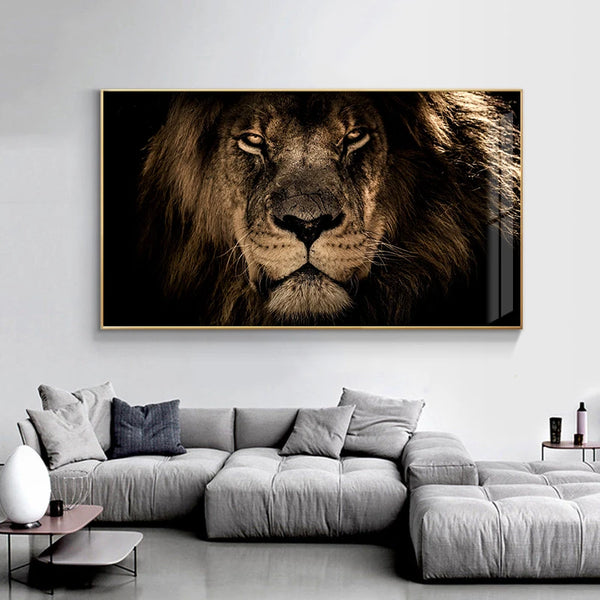 Modern Wise Lion Canvas