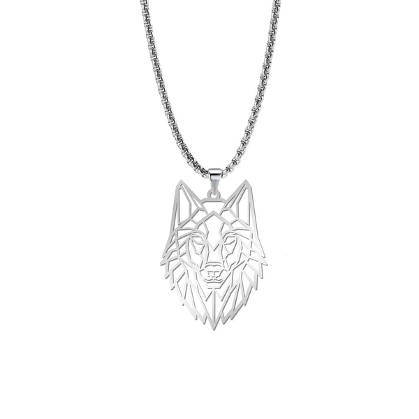 Amazing Hollow Wolf Necklace