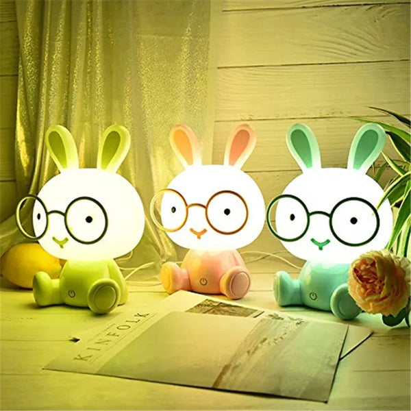 Bunny with Glasses Night Lamp