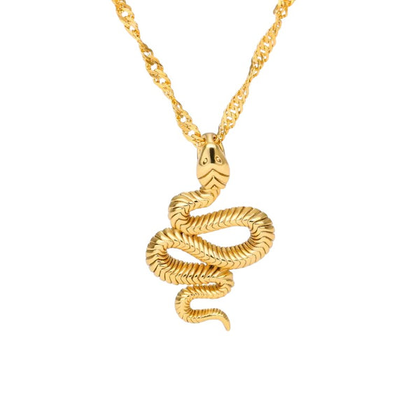 Sensational Simple Snake Necklace