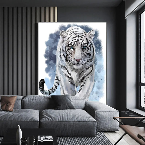 Special White Tiger Canvas