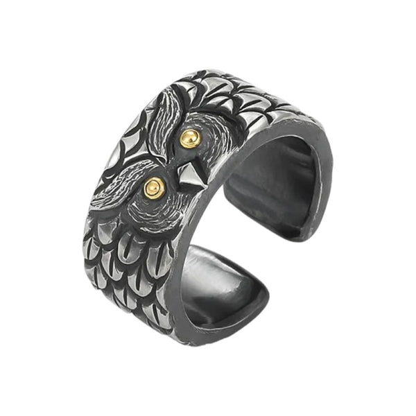 Stunning Retro Owl Open Ring