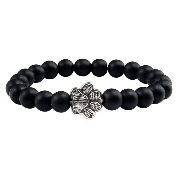 Gorgeous Natural Beaded Dog Paw Bracelet