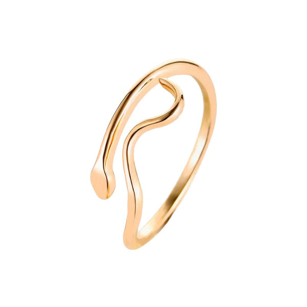 Simple Snake Shape Open Ring