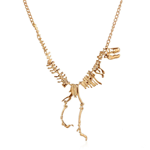 Stunning Tyrannosaurus Dinosaur Skeleton Necklace