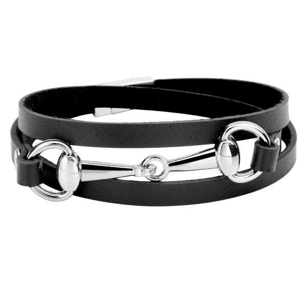 Multilayer Horse Bits Snaffles Bracelet