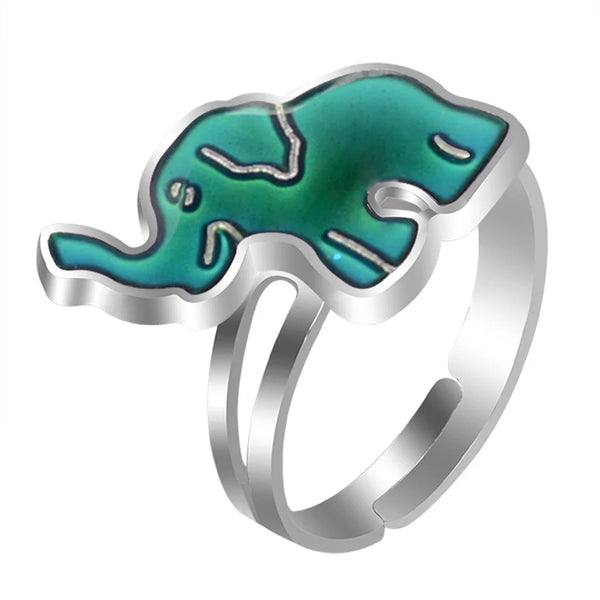 Amazing Cartoon Elephant Multi-Color Ring