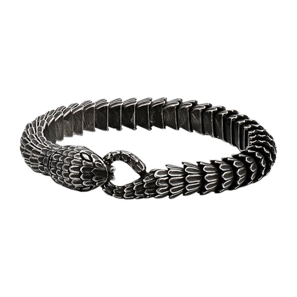 Luxury Chunky Snake Stainless Steel Bracelet