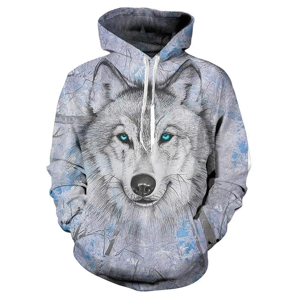 Ice Cold Wolf Hoodie