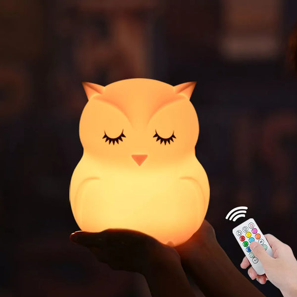 Adorable Squishy Owl Lamp