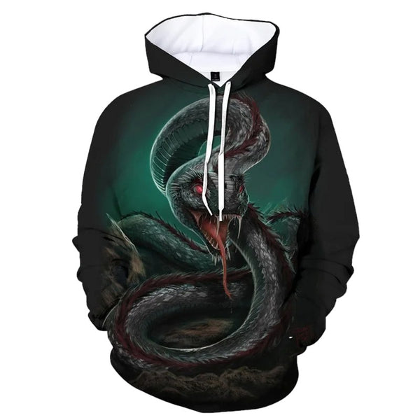 Stunning Evil Dangerous Snake Hoodie