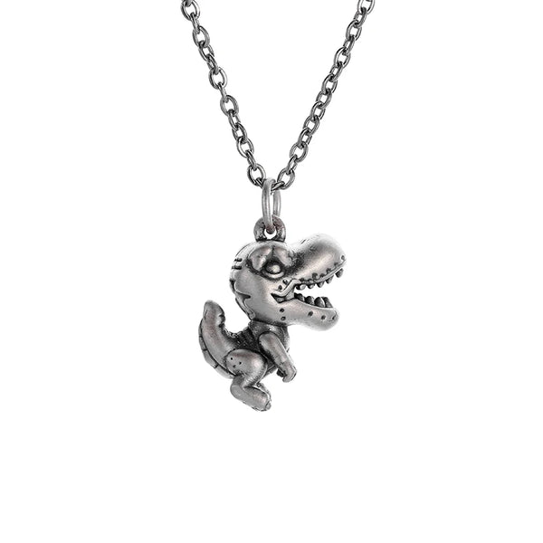 Cute Dinosaur T-Rex Big Head Design Necklace