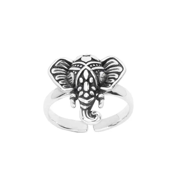 Vintage Elephant Head Ring