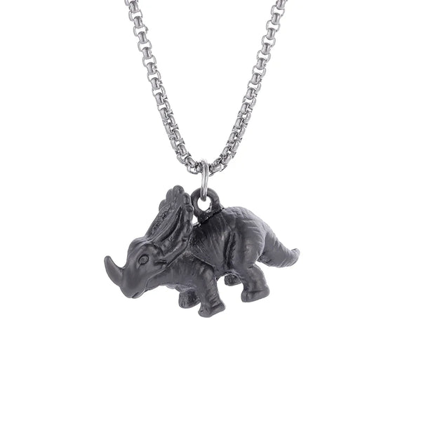 Amazing Triceratops Dinosaur Necklace