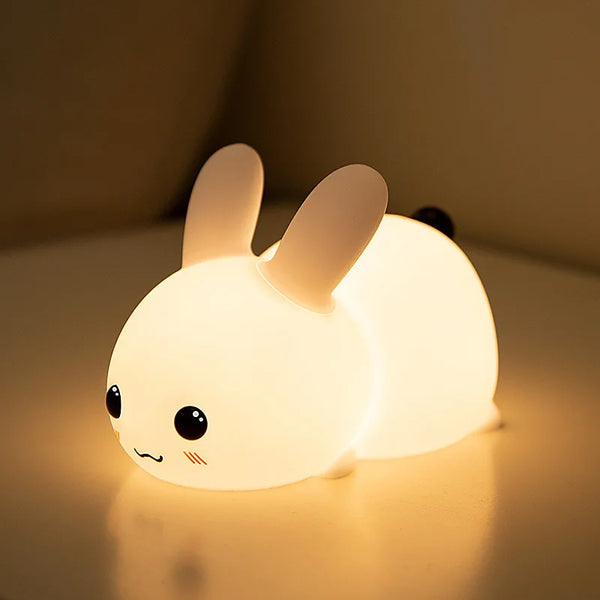 Lovable Silicone Remote Color Changing Bunny Lamp