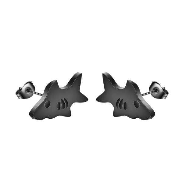 Amazing Stainless Steel Little Shark Earrings