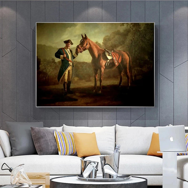 Amazing Vintage Horse Canvas