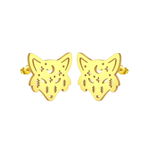 Amazing Sybolistic Wolf Earrings