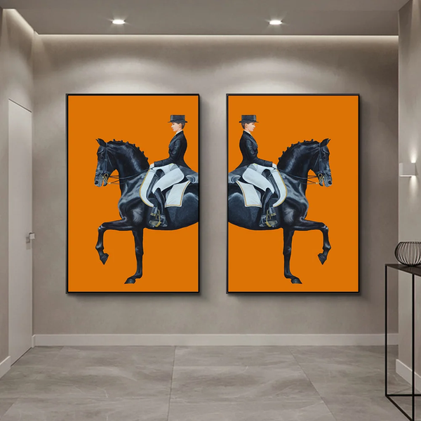 Modern Nobility Equestrian Canvas