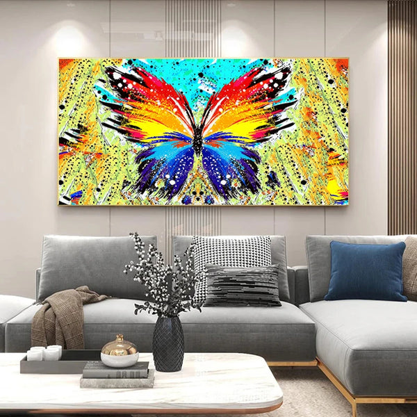 Stunning Colorful Butterfly Canvas