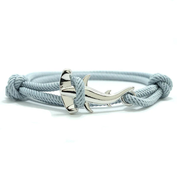 Simple Hammer Shark Rope Bracelet