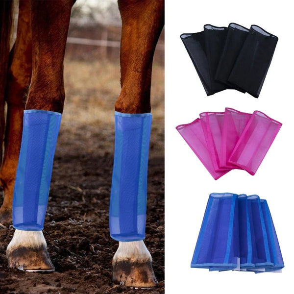 Breathable Tear-Resistant Fly Leggings for Horses