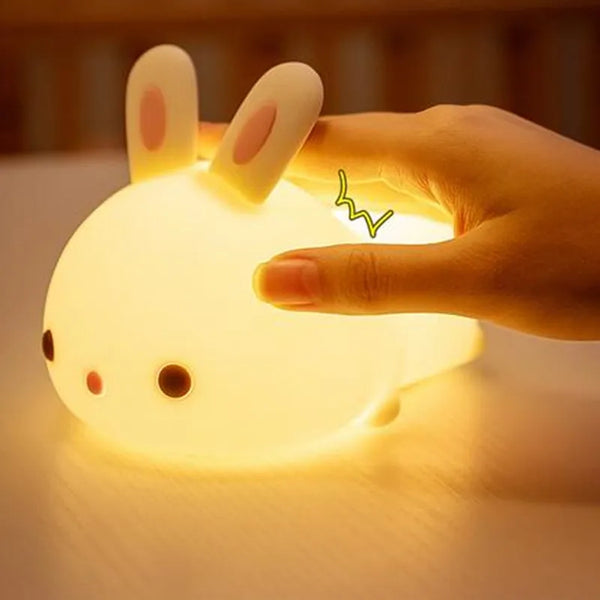 Touch Sensor LED Light Bunny Lamp