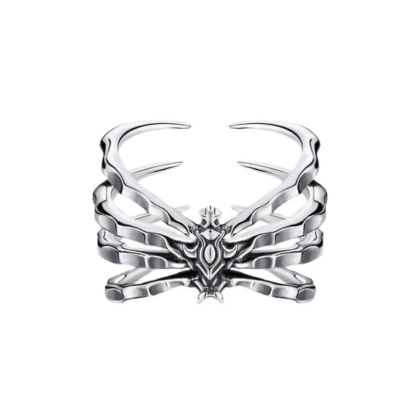 Remarkable Open Dangerous Spider Stainless Steel Open Ring