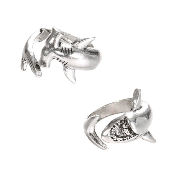 Sensational 2 Shark Rings Set