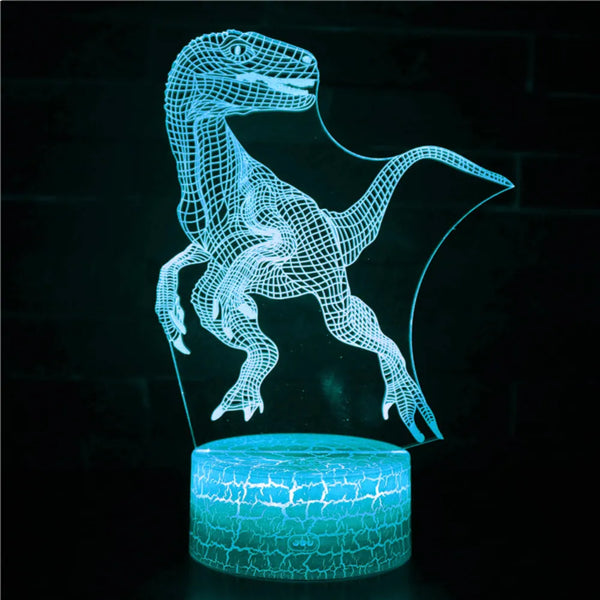 Gorgeous Dinosaur 3D Illusion Lamp