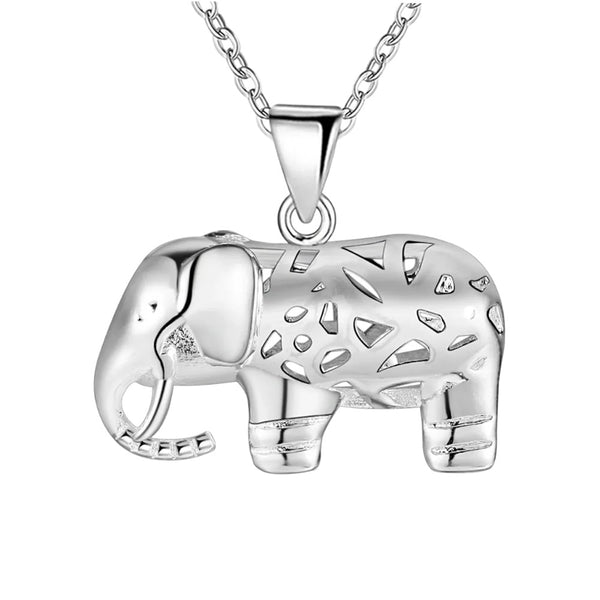 Amazing S925 Silver Elephant Design Necklace