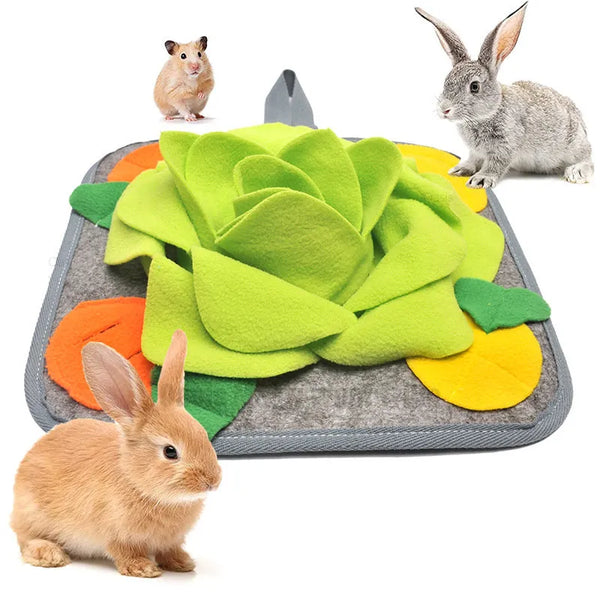 Flower Design Snuffle Mat For Bunnies, Dogs and Small Pets