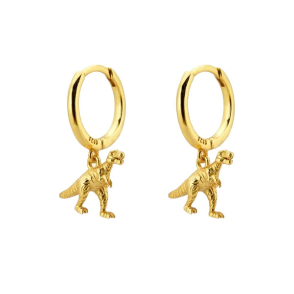 Stunning Drop T-Rex Dinosaur Earrings