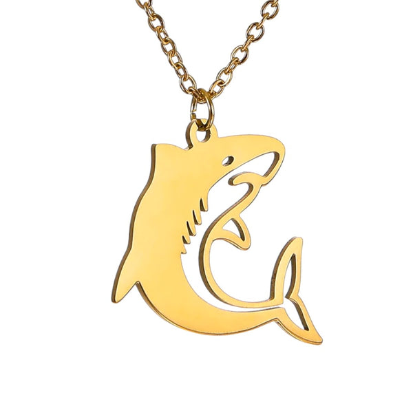 Big Hollow Shark Necklace