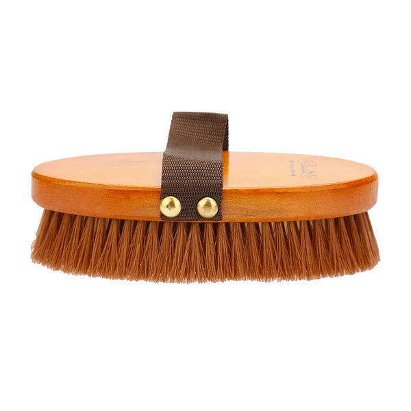 Professional Luxury Quality Ovel Soft Bristle Horse Care Brush